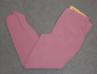 Calças femininas Fuller Fillies tecido pesado tamanho 30 bege ou rosa trevo - Imagem 1 de 4