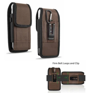 For Cell Phone Phone Belt Pouch Case Vertical Holster Clip Universal Flip Holder - Picture 1 of 8