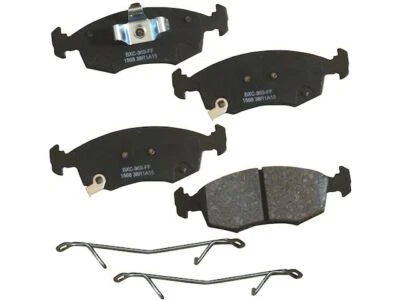 Para 2012-2017 Fiat 500 conjunto de pastilhas de freio dianteiro Bendix 53546BQFK 2013 2014 2015 2016 - Imagem 1 de 2