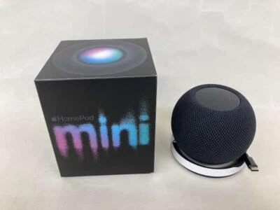 Apple HomePod Mini MTJT3J/A Smart Speaker Bluetooth AirPlay Midnight Used Japan - Image 1 of 4