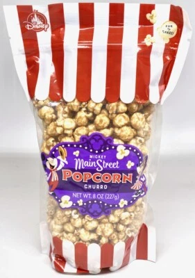 New Disney World Parks Main Street Popcorn Company Churro Mix 8 Oz Bag - Image 1 of 3