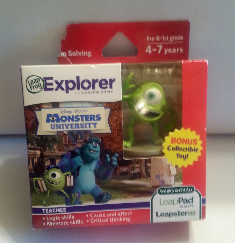 New Leap Frog Disney MONSTERS UNIVERSITY Game for LeapPad Tablet & LeapsterGS - Image 1 of 4