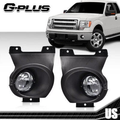Luces antiniebla de conducción de parachoques delantero de humo con bombillas aptas para Ford F150 2011-2014 Foto 1 de 4