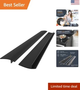 2 Pack Silicone Stove Gap Covers - Heat Resistant - Easy to Clean - 30 Inches - Picture 1 of 11