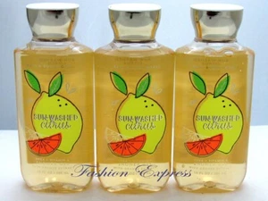 BATH & BODY WORKS SUN-WASHED CITRUS SHOWER GEL 10 FL OZ (LOT OF 3 PCS) - Picture 1 of 1