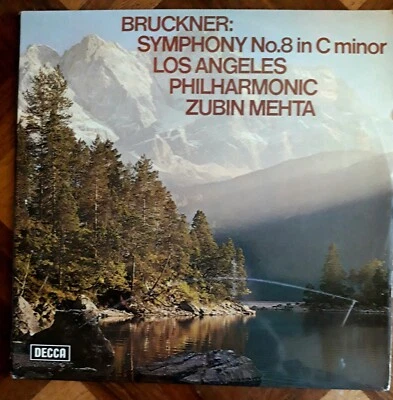 BRUCKNER: Symphony n°8  Ut Mineur Los Angeles P.O Z. Mehta DECCA SXL 6671-2  2lp - Photo 1/3