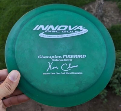11x FAF Champion Firebird Innova Disc Golf New 172g PFN FLAT "Eleven Time" Green - Image 1 of 4