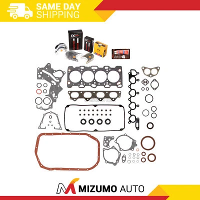 Full Gasket Set Bearings Rings Fit 98-99 Mitsubishi Montero Sport 2.4L SOHC 4G64 - Image 1 of 4