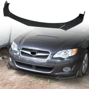 For 2005-2007 Subaru Legacy GT Front Bumper Lip Splitter Spoiler Gloss Black - Picture 1 of 8