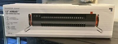 Sharper Image AXIS 12 12" Desktop Airbar Tower Fan with USB AXIS 12" — USB - Image 1 of 4