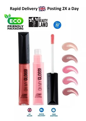 Rimmel London Oh My Gloss! Lip Gloss - High Shine *Sealed* - Fast ship - Choose - Image 1 of 4