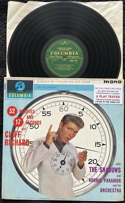 Cliff Richard And The Shadows – 32 Minutes And 17 Seconds LP 1962 1st VG+ VIDEO - Image 1 of 4