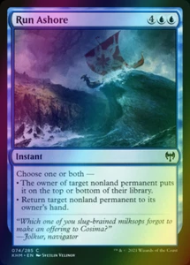 x1 Run Ashore KHM MTG Kaldheim 74/285 FOIL COMMON M/NM 1x - Picture 1 of 1