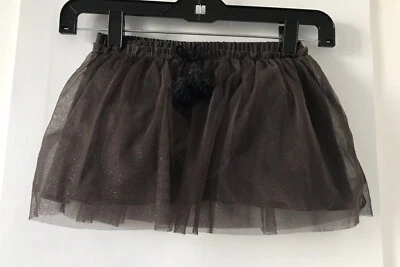 ZARA Girl SKIRT Brown SHUNY TULLE  Bow Elastic Waist Size 18 24 MONTHS O3570 - Изображение 1 из 4