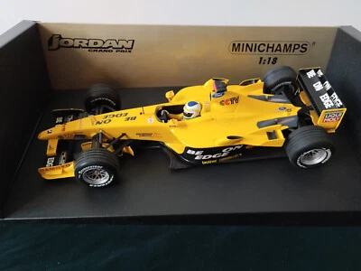 2003 Giancarlo Fisichella 1/18th Jordan 100-030011 F1 model racecar - Image 1 of 3