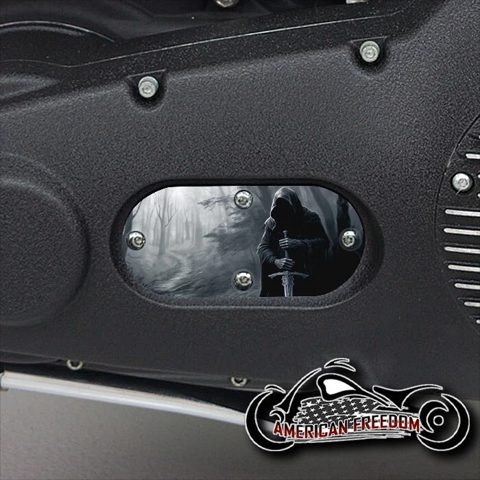 CUBIERTA DE INSPECCIÓN OVALADA HARLEY DAVIDSON 1986-2006 DYNA SOFTAIL - Woodland Reaper Foto 1 de 1