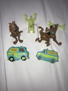 Scooby Doo Burger King Toy Lot Mystery Machine Alien Invaders 4 Figure 1996 2000 - Picture 1 of 17