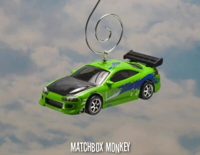 Mitsubishi Eclipse 1995 adorno de Navidad personalizado Adorno original rápido y furioso Foto 1 de 4