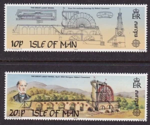 ISLE OF MAN #244-245 MNH LAXEY WHEEL & DESIGER ROBERT CASEMENT - Bild 1 von 1