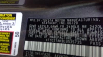 18 19 20 21 22 23 TOYOTA CAMRY Battery hybrid Foto 1 de 4