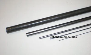 2 Stück 2x 1 Meter Stahldraht extra hart 1,5mm - je 1m lang - Stahl Draht 1,5 mm - Bild 1 von 1