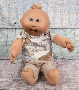 VTG 1984 Cabbage Patch Preemie Baby HM #1  Smile Face Tan Hair  Baby Blue Eyes - Picture 1 of 24