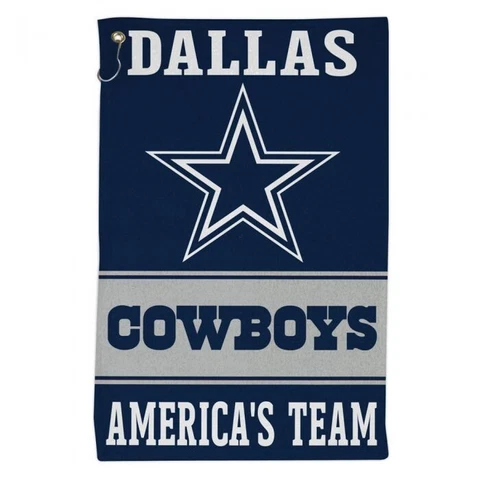 DALLAS COWBOYS ALL PURPOSE GOLF TAILGATE TOWEL 16"X25" NEW & LICENSED Cover