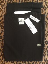 Lacoste Black Tee Shirt 7 New With Tags