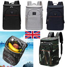 Insulation Thermal Cooler Bag Large Picnic Shoulder Backpack Lunch Box Food 18L