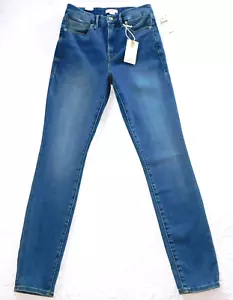 Jeans GOOD AMERICAN ― taglia 6/28 ― BUONA VITA skinny vita alta BLUE350 nuovi con etichette #DC79 - Foto 1 di 6