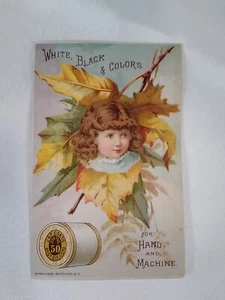 Victorian Trade Card J. & P. Coats Spool Cotton - Picture 1 of 2