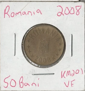 Coin Romania 50 Bani 2008 KM201 - Picture 1 of 1