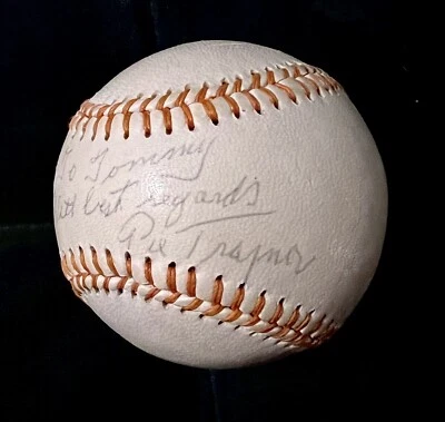 Pie Traynor Signed Official League Vintage Baseball. JSA - Image 1 of 3