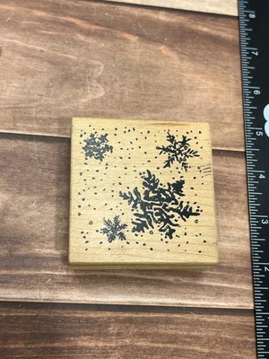 Sello de goma montado en madera Club Scrap Winter Wonderland 2000 Foto 1 de 4