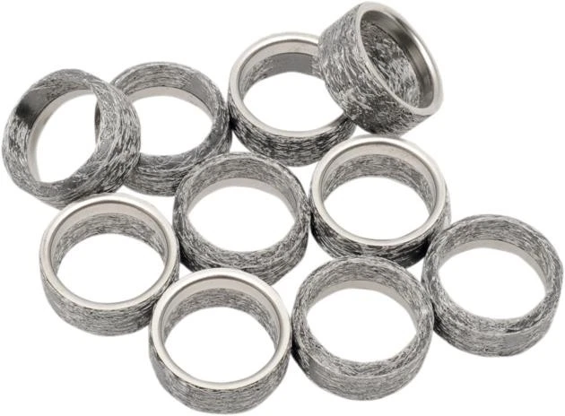 Paquete de 10 juntas de escape crossover Drag Specialties Harley Davidson Dyna/Softail Foto 1 de 1