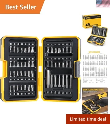 Versatile 49PCS Screwdriver Bit Set in  Non-Slip Case - Gift for DIYers - Image 1 of 4