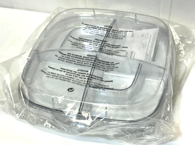 Pampered Chef Large Square Cool and Serve #2614 Egg Cooler & 5-Divider Trays - Image 1 of 3