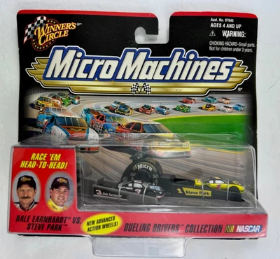 Winners Circle 1999 Micro Machines Dueling Drivers Dale Earnhardt vs Steve Park - Image 1 of 4