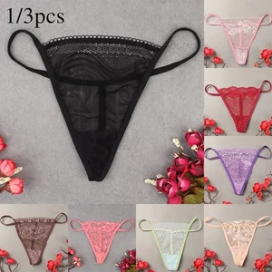 Höschen Unterwäsche Spitze Taille 56-74cm Tanga/String V-String 1 Stück - Bild 1 von 28