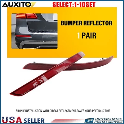 Reflector de parachoques pasajero trasero para Mercedes Benz ML350 2012-15 1668200174 2-20X Foto 1 de 4