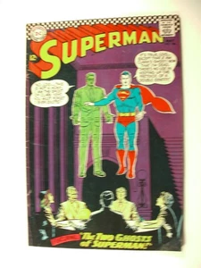 DC Comics Superman Nr. 186 MAI 1966 Comic Book (VG/FN) Two Ghosts of Superman - Bild 1 von 3