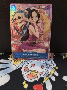 One Piece TCG English OP13-051 Boa Hancock Alt Art Parallel - Picture 1 of 2