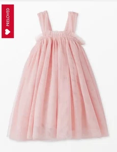 Hanna Andersson Pink Tulle Party Dress Size 10 Flowing Skirt - Picture 1 of 5