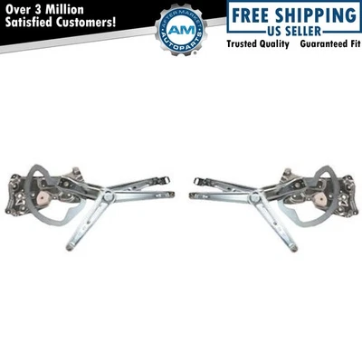 Juego de pares de reguladores de ventana eléctrica delanteros izquierdo y derecho NUEVO para BMW Serie 3 E36 Foto 1 de 4