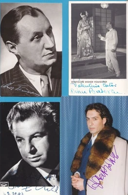 Oper Konvolut 9 Autogramme: UHL+COTOI/BADESCU+FLOREZ+GAZALE+FRIEDRICH+MATHIS+ - Bild 1 von 3