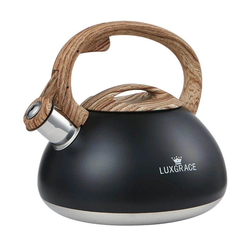 s-p Whistling Tea Kettle Stainless Steel Teapot Teakettle for Stovetop Induct...