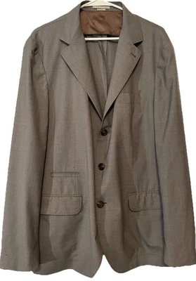 Chaqueta Blazer Brunello Cucinelli Lana Deconstruida IT•54 US•44R *LEER Descripción Foto 1 de 4