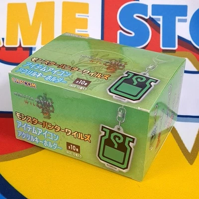 Monster Hunter Wilds Item Icon Acrylic Keychain Collection BOX(10PCS) Capcom NEW - Image 1 of 4