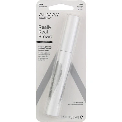 2 件装 Almay Really Real Brows Brow Styler,透明 40,0.29 液量盎司 — 第 1/2 张图片
