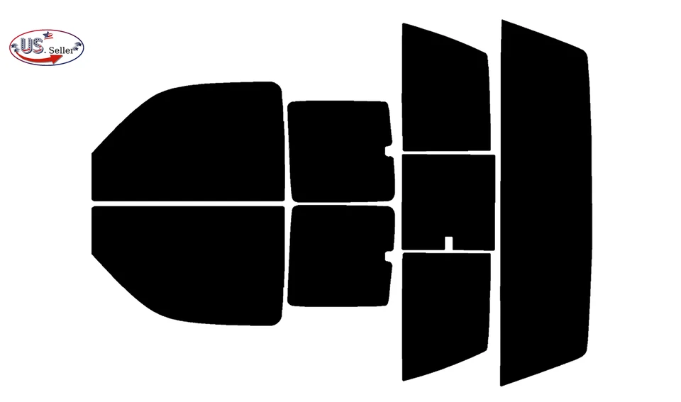Kit de película de tinte de ventana de 2 capas precortada para GMC Sierra 2500 2001-2006 cabina extendida Foto 1 de 4